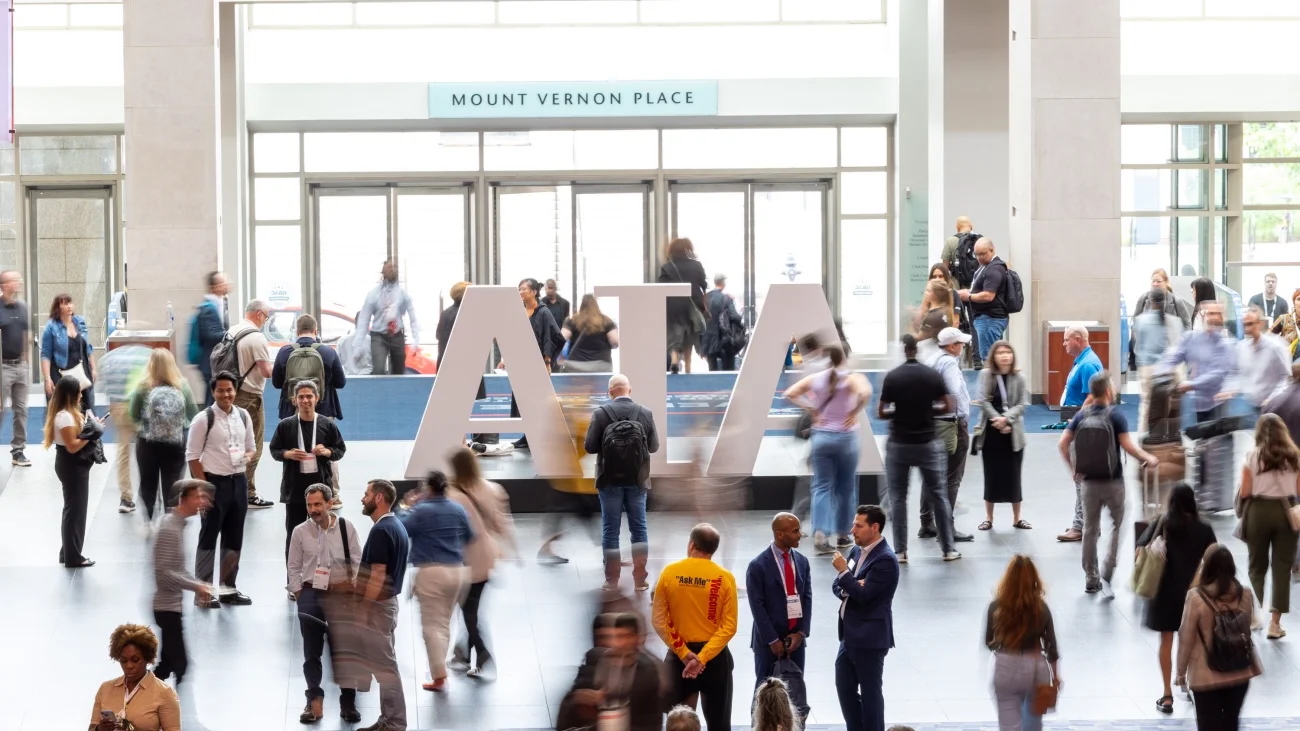 Wide shot at AIA Leadership Summit