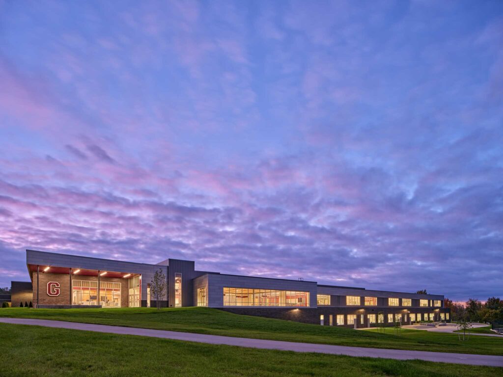 Grandville Middle School in Grandville, MI by GMB.